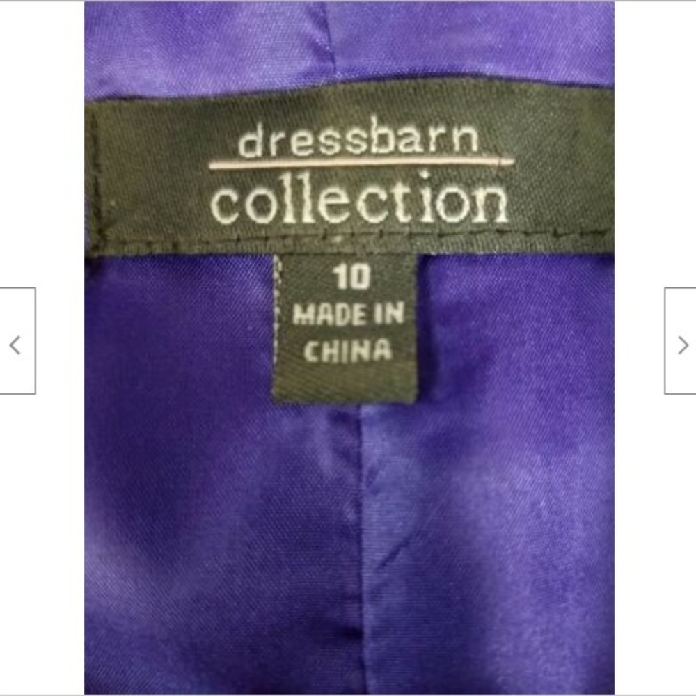 Dressbarn Ladies Beautiful Blue Dress Top/Jacket - Picture 5 of 6